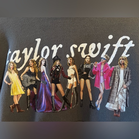 Taylor Swift Eras Hoodie Debut, Fearless, Speak Now, Red, 1989, Reputation sz S - Picture 4 of 5